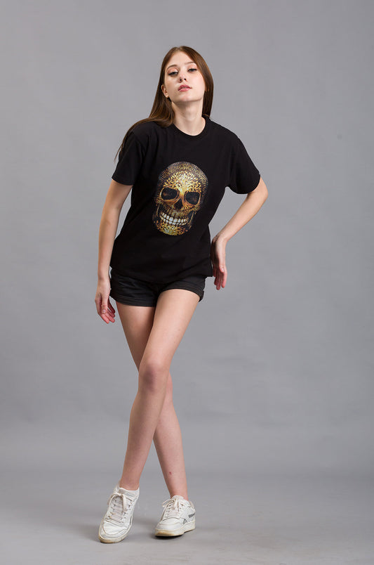 OFU- Dragon Power Oversized Tee | Black OFU- Black Mystic Life T shirt