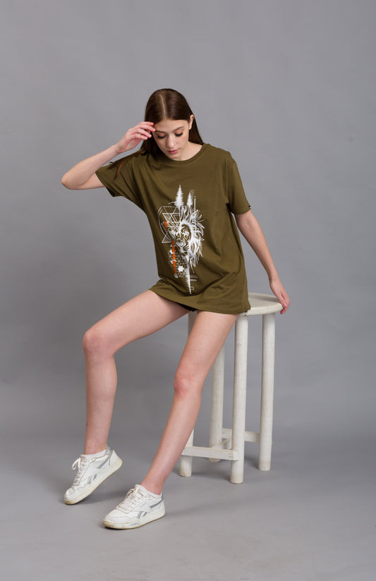 OFU- Olive Mystic Life T shirt OFU- Olive Mystic Life T shirt OFU- Wild Fusion T shirt | Olive