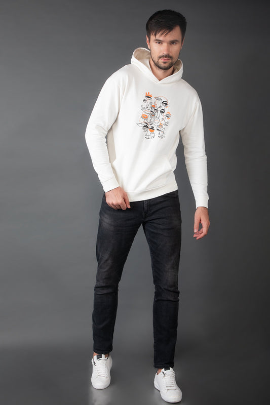 OFU- One Liner Art Men - White