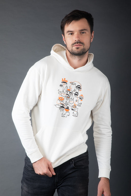 OFU- One Liner Art Men - White