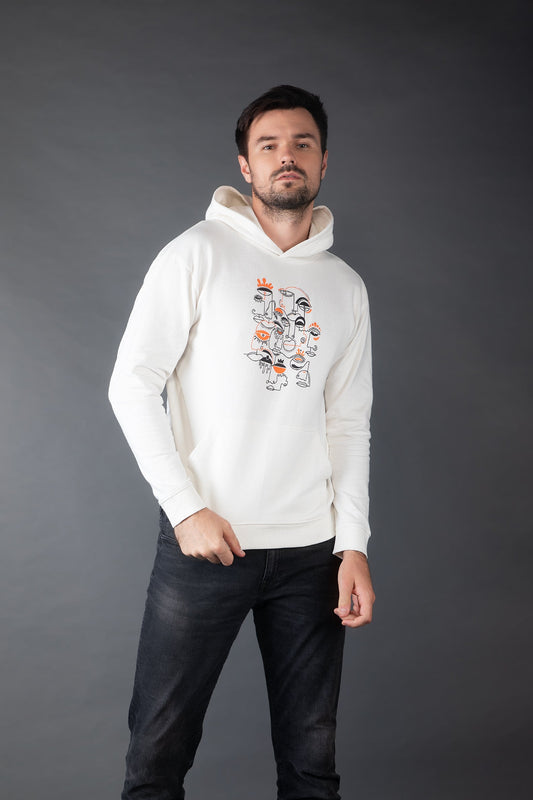 OFU- One Liner Art Men - White