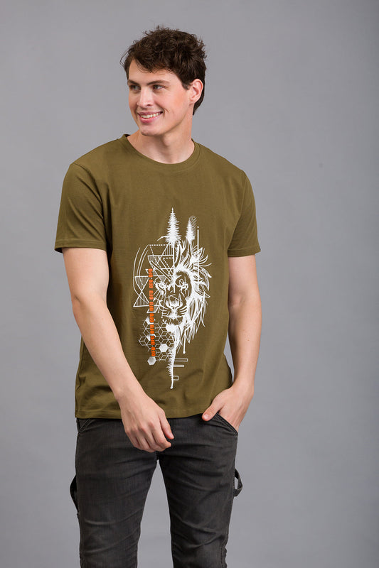 OFU- Wild Fusion T shirt | Olive