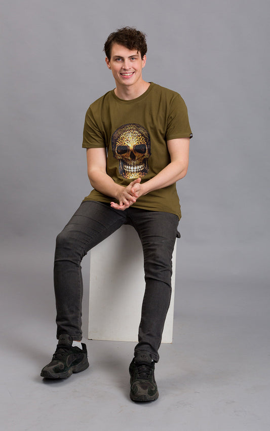 OFU- Wild Fusion T shirt | White OFU- Wild Fusion T shirt | White OFU- Olive Mystic Life T shirt