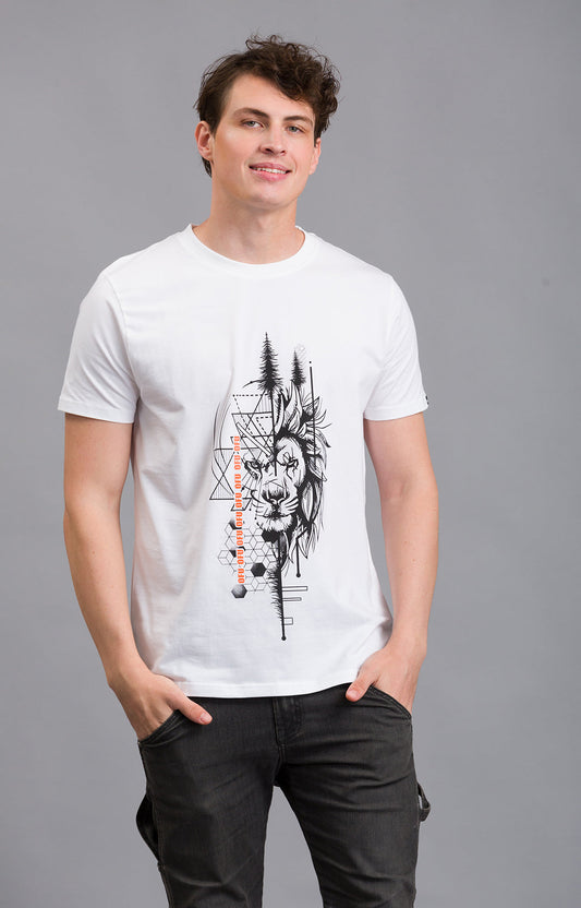 OFU- Wild Fusion T shirt | White