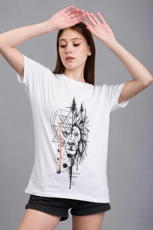 OFU- Wild Fusion T shirt | White