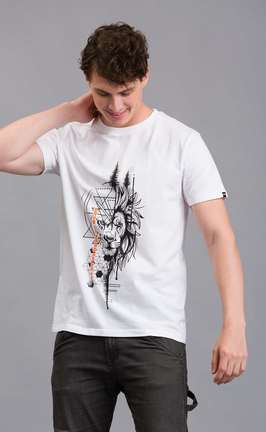 OFU- Wild Fusion T shirt | White