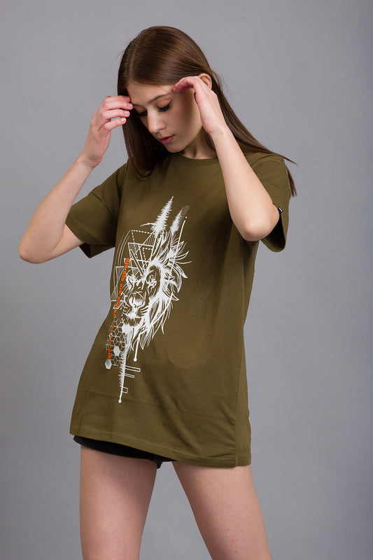 OFU- Wild Fusion T shirt | Olive 